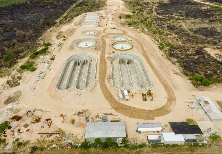 Sistema de tratamiento de efluentes cloacales en Mina Clavero
