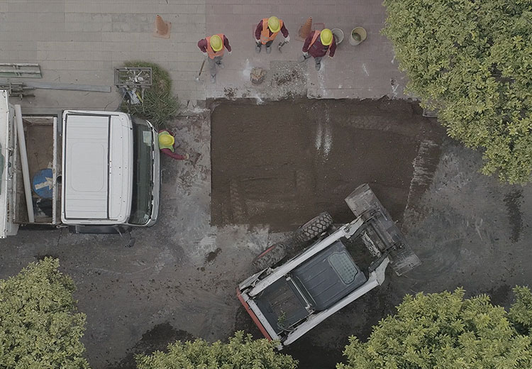 Obra Civil de veredas y calzadas